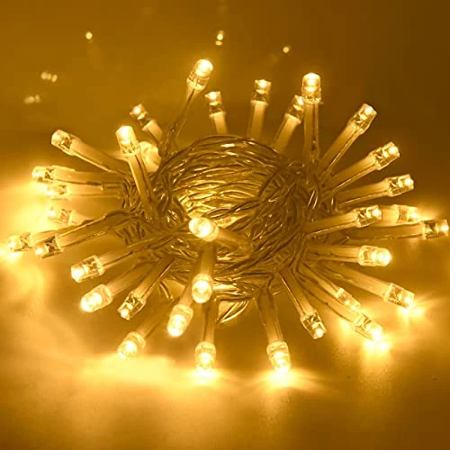 Limited-time offer: cshare Christmas LED Fairy Lights, 5M/16.4Ft 50LEDs with Timer (6 Hours ON | 18 Hours Off) is Battery Operated for Room,Patio,Halloween,Christmas,Indoor/Outdoor Decoration| Warm White from 6.99 GBP to 6.99 GBP (save 0%)