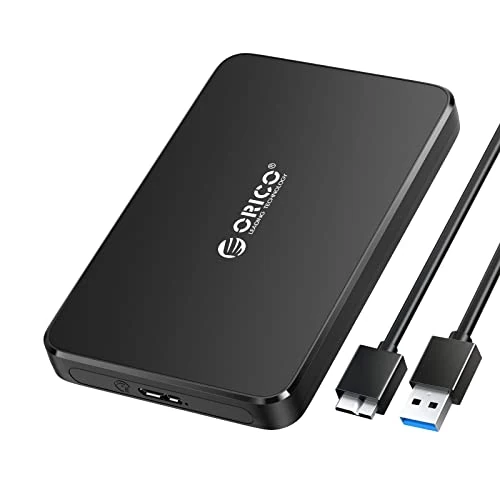 Oferta limitada: Carcasa Disco Duro 2,5, ORICO UASP Caja Disco Duro USB 3.0 para HDD/SSD SATA III de 7mm y 9.5mm hasta 6 TB, con Cable USB, No Requiere Herramientas(2588U3, Negro) de 14.99 EUR a 14.99 EUR (ahorro 0%)