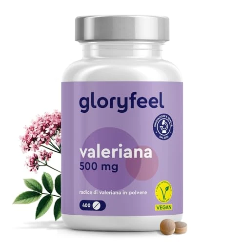 Offerta a tempo: Valeriana Forte Integratore, 500 mg di Radice di Valeriana Pura per Dose — 20% da 26,99 € a 21,59 €