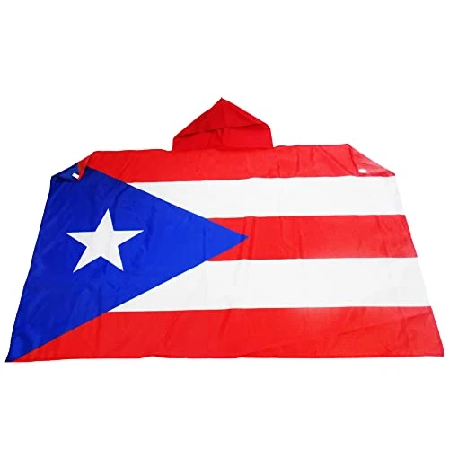 AZ FLAG - Puerto Rico Body Flag - 3x5 Ft - Puerto Rican Cap Flag - 100% Polyester with Inegrated Sleeves and Hood - Vivid Colors - 3' x 5' Feet - 150x90 Cm