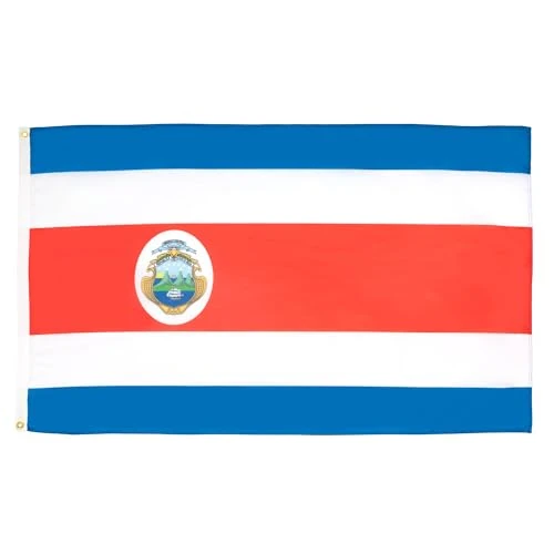 Offre limitée : AZ FLAG - Drapeau Costa Rica - 90x60 cm - Polyester léger - Drapeau Costaricain Avec Oeillets Métalliques Intégrés - 40g de 5.95 € à 5.95 € (0.00% de remise)