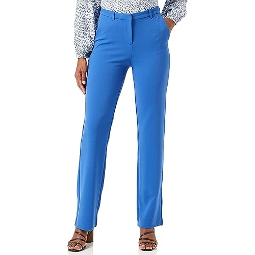 Offre limitée : VERO MODA Vmzamira Mr Slim Pantalon Droit GA Noos - Pantalons - Pantalon - Femme de 30.92 EUR à 30.92 EUR (remise 0%)
