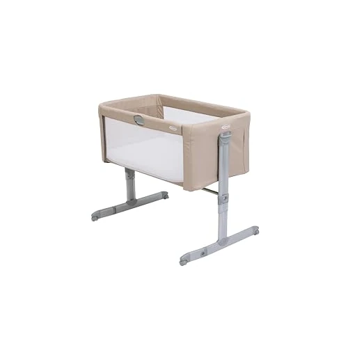Graco - Sweet2Sleep™ Culla fianco letto co-sleeping, adatta dalla nascita fino a circa 6 mesi (max. 9 kg), colore Oatmeal