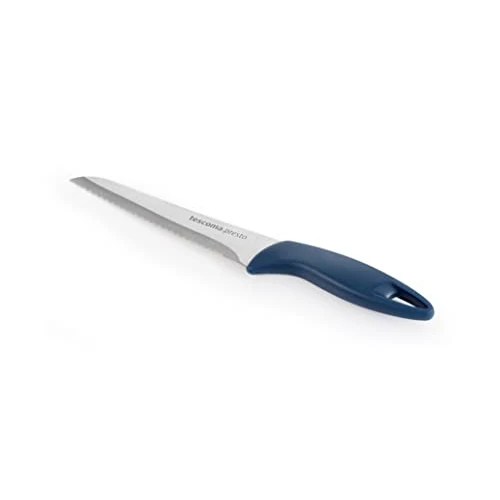 Offerta a tempo: Tescoma - 863035, Presto Coltelli, Coltello Seghettato da Cucina, per Pane, Acciaio Inossidabile, Lama 16 cm, Blu - 5% da 8.40 € a 7.98 €