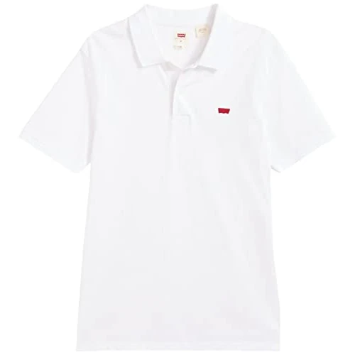 Offre limitee: Levi's Polo Slim Housemark pour Homme, Blanc éclatant., M de 50.00 EUR a 26.00 EUR (economie 48%)