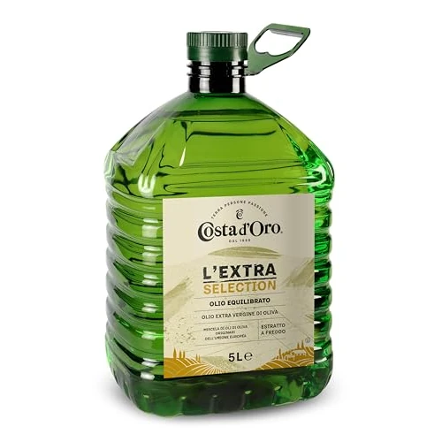 Costa d'Oro Costa d’Oro – L’Extra 5L PET. Olio Extravergine di oliva estratto a freddo.