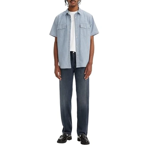 Levi's 501 Original Fit Jeans Homme, Blue Black Stretch, 38W / 32L