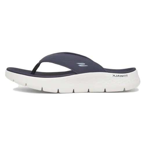 Oferta limitada: Skechers Go Walk Flex Sandal-Vallejo, Sandalias de Tanga Hombre, Navy Synthetic, 42.5 EU de 49.95 € a 42.42 € (ahorro 15%)