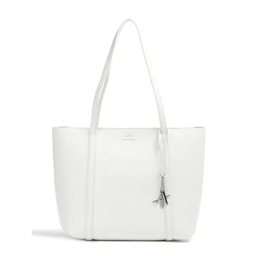 Limitiertes Angebot: Armani Exchange Women's Woman's Shopping Bag, White von 140.00 EUR auf 140.00 EUR (Spare 0%)
