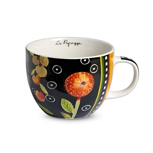 Offerta a tempo: Egan Tazze Colazione di Egandella Collezione Le Pupazze. Oggetto Realizzato in New Bone chinadi Colore Nero. La referenza è: 214038 - 40% da 17.90 € a 10.74 €