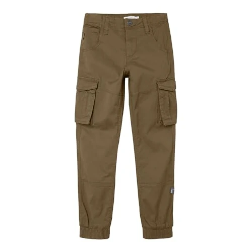 Offerta a tempo: NAME IT NKMRYAN Cargo R TWI Pant 2222-BA Noos Pantaloni, Kangaroo, 164 Bambino - 39% da 36.99 € a 22.59 €