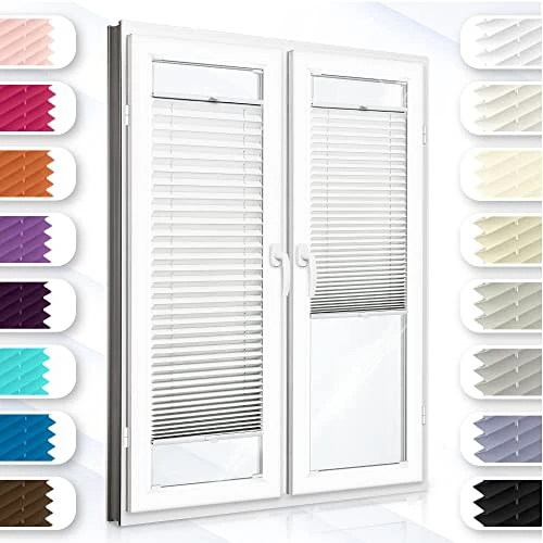 Offerta a tempo: Concept Blinds Tenda plissettata personalizzata con foratura – Collezione Premium 18 colori di tessuto – Montaggio da avvitare – Montaggio facile e veloce – Tende plissettate - 0.00% da 23.98 € a 23.98 €