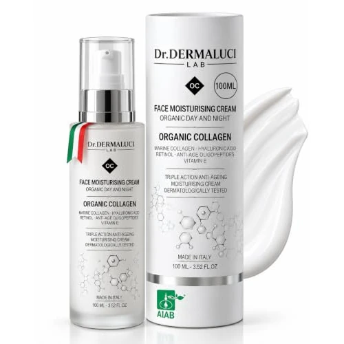 Offerta a tempo: Dr. Dermaluci Lab Crema Viso Collagene Marino Antirughe 100ML BIO - 0.00% da 20.99 € a 20.99 €