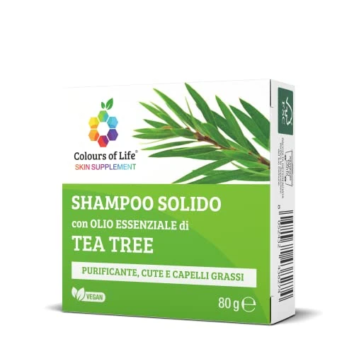 Tijdelijke aanbieding: Colours of Life Skin Supplement Vaste Shampoo Tea Tree 80 g van 11.02 € naar 11.02 € (0.00% korting)