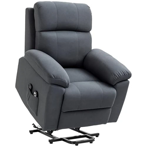 Offerta a tempo: HOMCOM Poltrona Elettrica Alzapersona Reclinabile 135°, Poltrona Relax Elettrica in — 10% da 339,95 € a 305,95 €