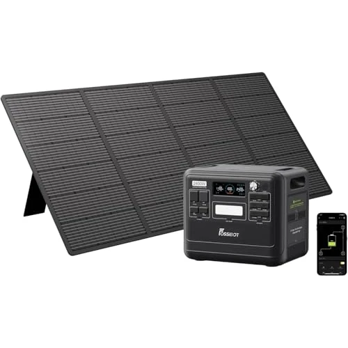 Oferta limitada: FOSSiBOT F2400 Generador Solar Portatil, Panel Solar de 200W, Salida de 2400W CA (4800W Pico), Batería LiFePO4 de 2048Wh, Carga del 80% en 1,5 Horas, Estacion de Energia Portatil para Camping, Viajes de 1429.00 EUR a 1429.00 EUR (ahorro 0%)