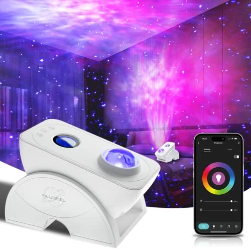 Offerta a tempo: Blubbel Proiettore Smart LED per Cielo Stellato, Laser Blu Proiettore WiFi Starlight, Luce Notturna Galaxy 3D, Controllo App/Vocale, Starlight Galaxy, Compatibile con Alexa/Google, Regalo - 0.00% da 49.99 € a 49.99 €