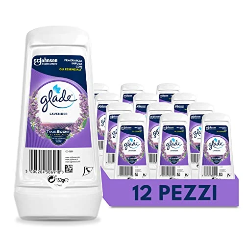 Offerta a tempo: Glade - Gel Assorbiodori - Profumatore per Ambienti - 12 Pezzi — 27% da 23,88 € a 17,40 €