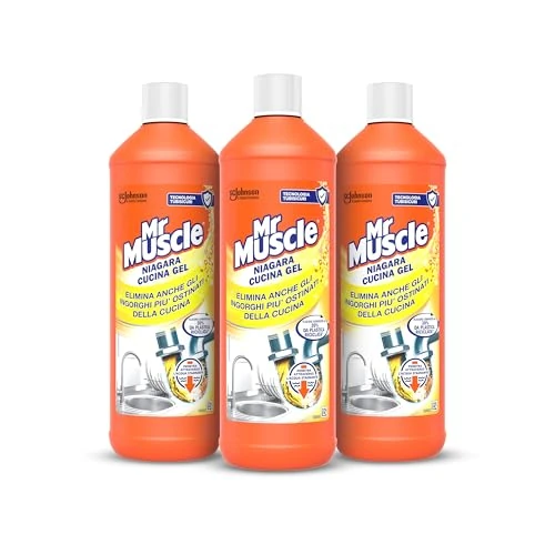 Oferta ograniczona: Mr Muscle Niagara Kuchnia żelowa, czyste umywalki i kanalizacje, mocny środek do odwadniania rur kuchennych i kanalizacji, bezpieczny dla rur, rozmiar 3 sztuki 1000 ml z 94.63 PLN na 94.63 PLN (zniżka 0%)