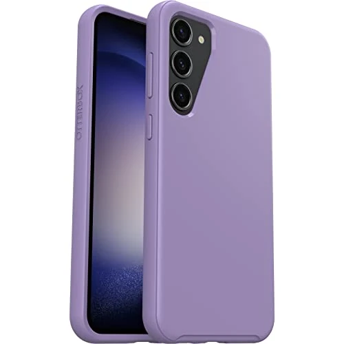 Tijdelijke aanbieding: OtterBox Symmetry-hoesje voor Samsung Galaxy S23+, schokbestendig, valbestendig, dunne beschermende hoes, 3x getest volgens militaire standaard, Antimicrobieel, Purper van 35.35 EUR naar 9.19 EUR (korting 74%)