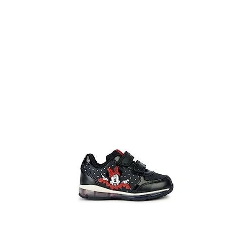 Geox Baby Girls' B Todo Girl's Trainers, Black, 4.5 UK