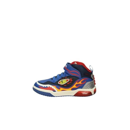 Offerta a tempo: Geox J Inek Boy, Scarpe da ginnastica Bambini e ragazzi, Rosso (Royal/Red), 31 EU - 40% da 69.90 € a 41.90 €