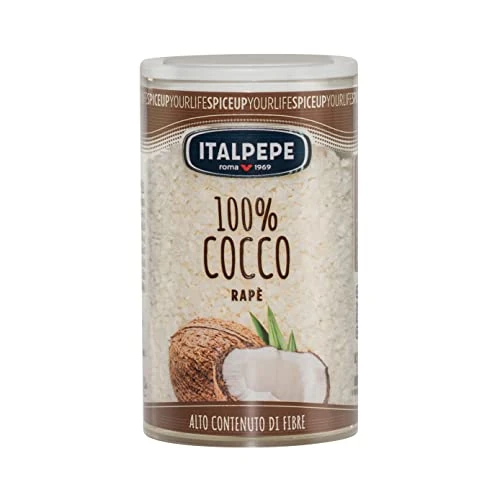 Offerta a tempo: Italpepe, Cocco Rapè, Alto contenuto di Fibre, Ideale da Aggiungere su Gelati e Yogurt, Ottimi per Creare Frullati e Colazioni Sane, Senza Zuccheri Aggiunti - 14% da 3.50 € a 3.00 €