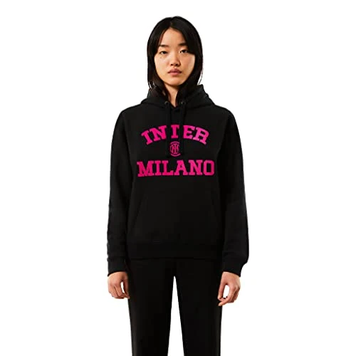 Beperkte aanbieding: Inter Sweatshirt met capuchon voor dames, Zwart, M van 46.64 EUR naar 46.64 EUR (besparing 0%)