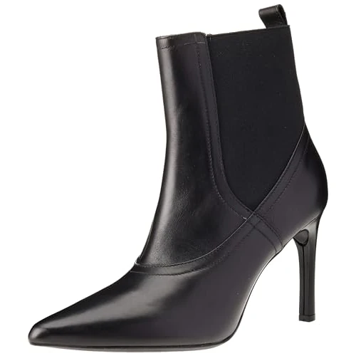 Geox D Faviola Ankle Boot, Black, 36 EU