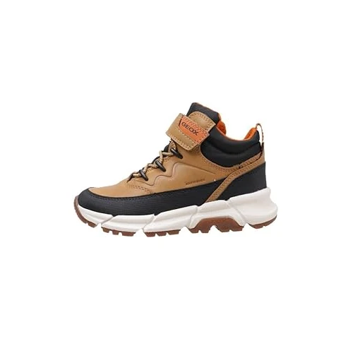 Limited-time offer: Geox Boys' J Flexyper Plus BoyAnkle Boot, Dk yellow black, 1 UK from 75.00 GBP to 51.80 GBP (save 31%)