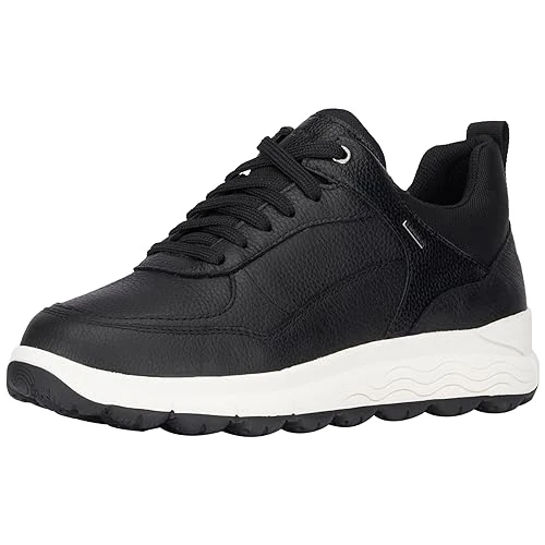 Geox Women's D Spherica 4x4 B ABX Trainers, Schwarz, 7 UK