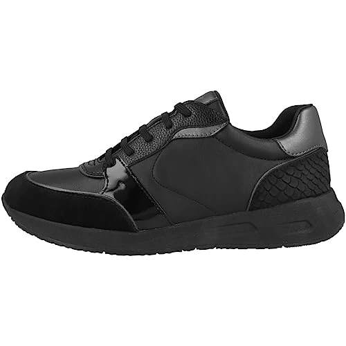Offerta a tempo: Geox D Bulmya A, Sneakers Donna, Nero D36nq, 37 EU - 45% da 99.90 € a 54.99 €