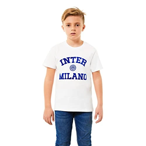 Offerta a tempo: Inter T-Shirt Bambina, Prodotto Ufficiale, Collezione Back to Stadium — 38% da 19,99 € a 12,38 €