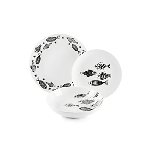 Limited offer: Excelsa Black Sea Dishes Service 18 Pieces from 54.75 EUR to 42.20 EUR (save 23%)