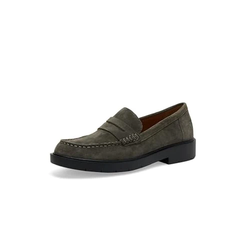 Geox Mocassins D Spherica Ec1 A pour Femme, Gris foncé, 38.5 EU