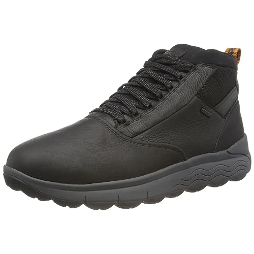 Geox U Spherica 4x4 B ABX - Botines para hombre, Black, 42 EU