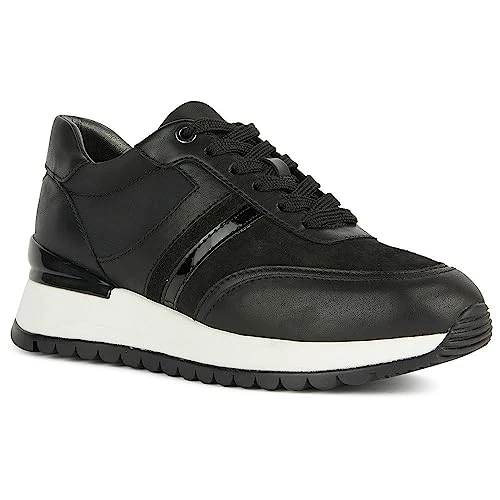 Limited-time offer: Geox Women's D Desya ASneaker, Black B, 7.5 UK from 89.40 GBP to 89.40 GBP (save 0%)