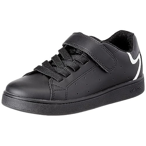 Geox J Eclyper Boy A, Scarpe da ginnastica Bambini e ragazzi, Nero, 30 EU