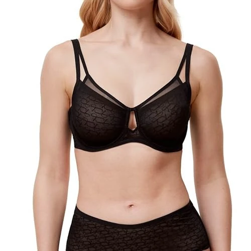 Offerta a tempo: Triumph Triumph Signature Sheer W01 Ex, Reggiseno Donna, Nero (Black), S / D - 35% da 48.50 € a 31.56 €