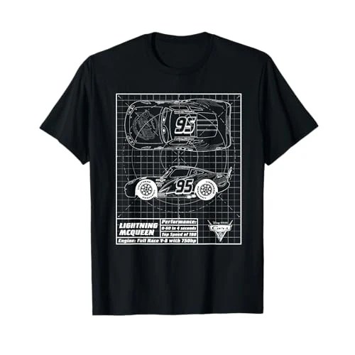 Offerta a tempo: Cars Lightning McQueen Blueprint Maglietta — 15% da 19,99 € a 16,99 €