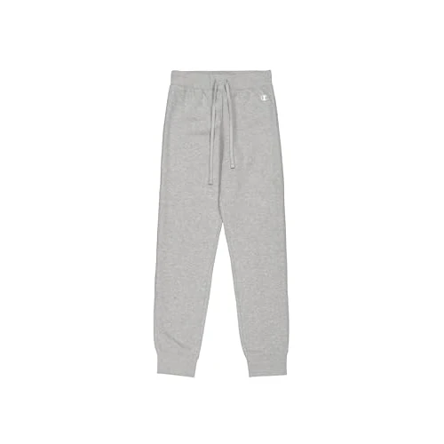 Champion Legacy Basics W-Light Powerblend Fleece Rib Cuff Pantalón de Chándal para Mujer, Gris Melange Claro., XL
