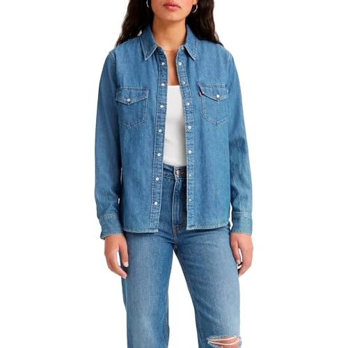 Levi's Iconic Western Camisa Mujer, Going Steady 5, XXS