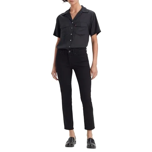 Limited-time offer: Levi's Women's 712 Slim Fit Jeans, Night is Black, 24W / 30L from 94.46 £ to 49.46 £ (save 48%)