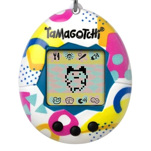 Offre limitée : Bandai - Tamagotchi - Tamagotchi Original - Memphis Style - Animal électronique virtuel avec écran Couleur, 3 Boutons et Jeux - Jouet Animal interactif en Français - Jouet Enfant 8 Ans et + - 42957 de 24.02 EUR à 19.94 EUR (remise 17%)