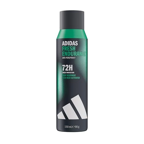 Offerta a tempo: adidas, Fresh Endurance Deodorante Spray Uomo, 72 Ore di Protezione, Formula Vegana e Senza Alcol, 150ml - 32% da 3.89 € a 2.65 €