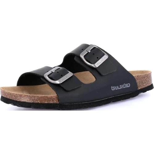 Offerta a tempo: GRÜNLAND SARA Ciabatte | Sandali in pelle sintetica con doppio cinturino - 37% da 43.00 € a 27.13 €