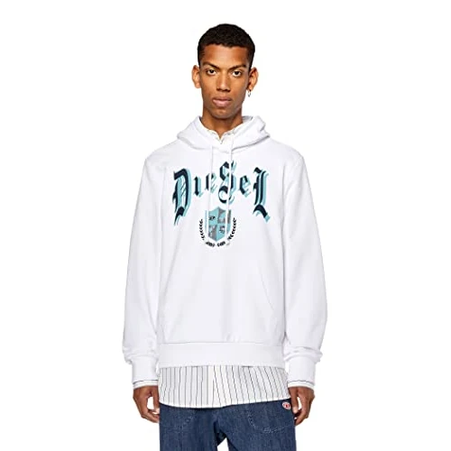 Diesel Sweatshirt met capuchon voor heren, 100-0 uur, M