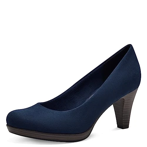 Offerta a tempo: MARCO TOZZI scarpe da donna con tacco vegane, eleganti e blu (navy) 39 EU - 0.00% da 35.10 € a 35.10 €