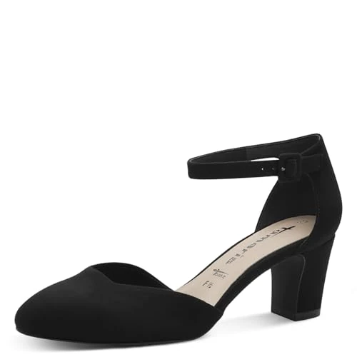 Offerta a tempo: Tamaris Décolleté da Donna con Tacco a Blocco Nero 42 EU - 25% da 59.95 € a 44.99 €