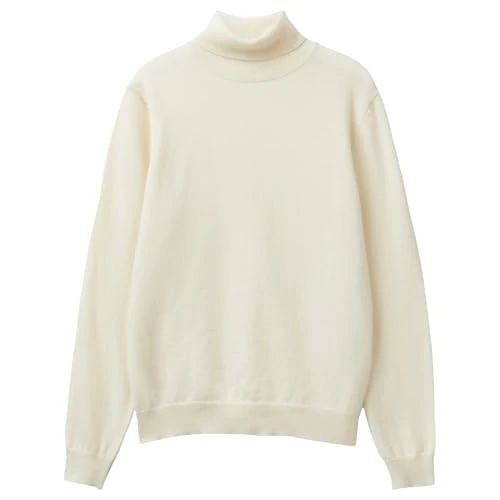 Oferta ograniczona: United Colors of Benetton Koszulka kolarska M/L 1002d2348 sweter damski, Kremowa biel 000, L z 227.51 PLN na 227.51 PLN (zniżka 0%)